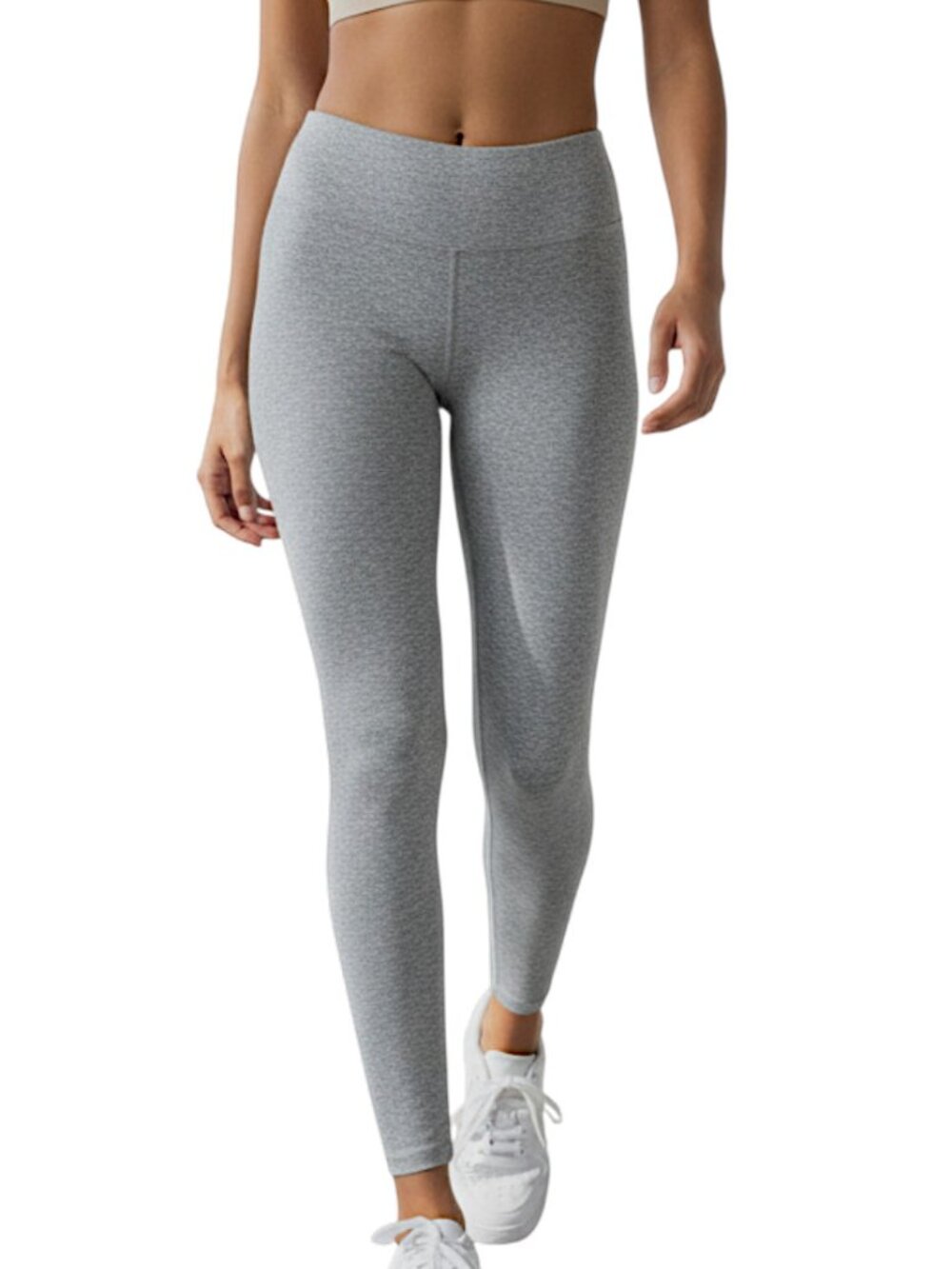 Champion Grey Mid-Rise Activewear Leggings Women's Size S